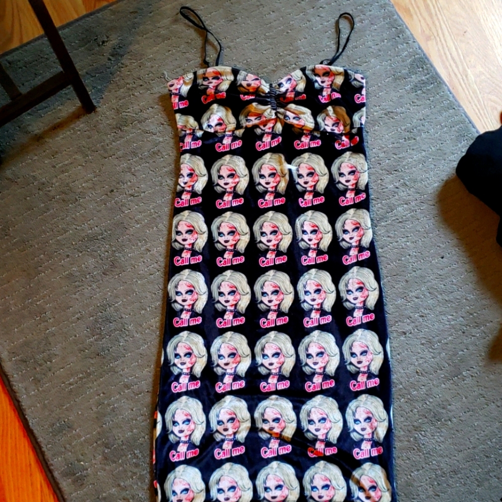 Bride of Chucky velvet dress
